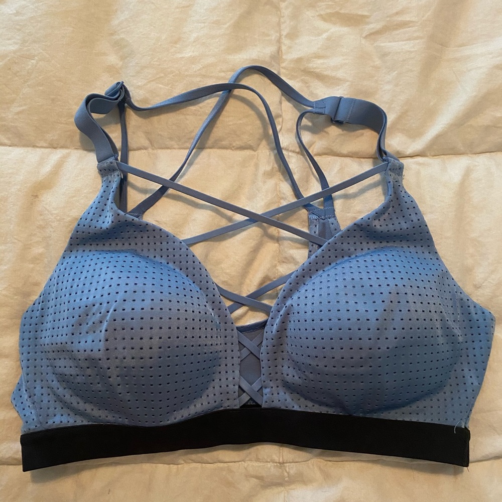 Victoria Secret Sports Bra 34B blue